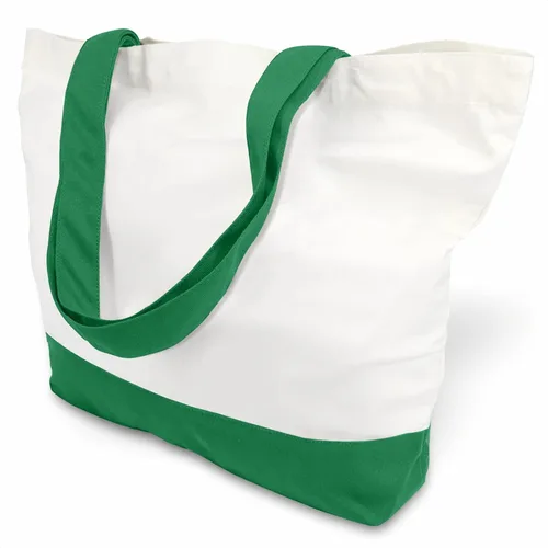 Miniatura 19 de TOPDesign - Paquete de 1 bolsa de lona de algodón, superfuerte, 12 onzas, bolsa para compras reutilizable, de tela, diseño moderno, en dos tonos