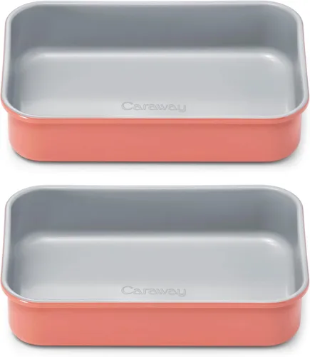 Miniatura 43 de Caraway Sartén rectangular de cerámica antiadherente de 9 x 13 pulgadas, revestimiento de cerámica naturalmente resbaladizo, no tóxico, libre