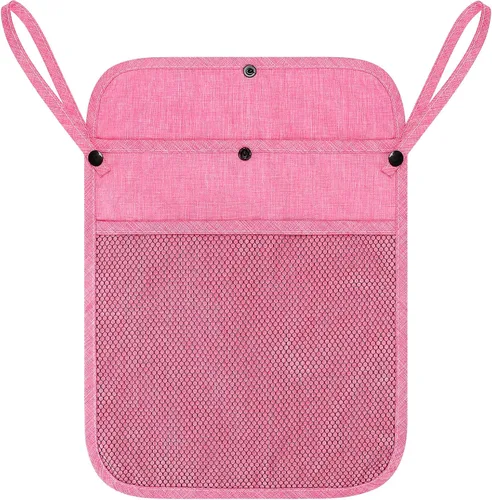 Miniatura 3 de Accmor Organizador universal de cochecito, bolsa de malla para Uppababy, Nuna, Britax, Doona, cochecitos de malla ajustable antideslizante y Rosado