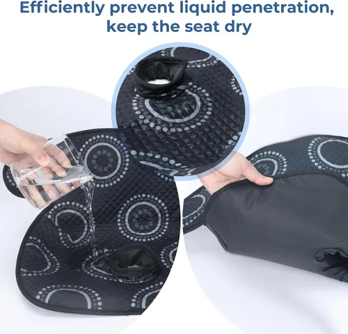 Miniatura 2 de COOLBEBE Protector de asiento de automóvil para entrenamiento de orinal, impermeable, forro de asiento de automóvil para entrenamiento de inodoro