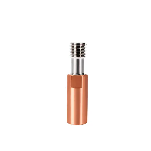 Miniatura 12 de Ender 3 - Boquilla bimetálica de titanio y cobre para garganta, corte de calor bimetálico, todo de metal suave de 0.069 pulgadas para impresora 3D