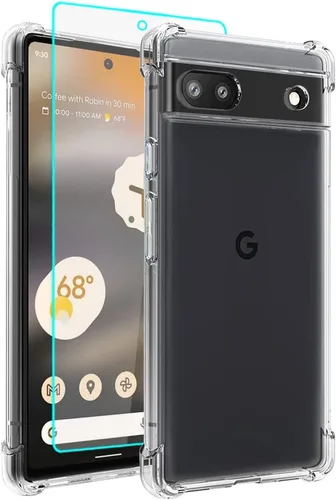 Miniatura 23 de Funda para Pixel 6a, Google Pixel 6A con protector de pantalla HD, [grado militar de 16 pies probada en caídas], anillo protector a prueba de golpes