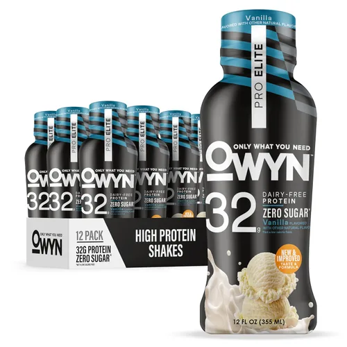 Miniatura 7 de OWYN Pro Elite - Batido de proteínas veganas a base de plantas, 0.11 oz de proteína, omega-3, prebióticos, superalimentos verdes para entrenamiento