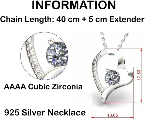 Miniatura 3 de ZephariO Collar de graduación para ella 2023 - Collar de graduación 2019 para mujer, Cadenas de Plata 925 para mujer, regalos para graduación 2023