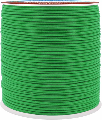 Miniatura 8 de Mandala Crafts Cuerdas elásticas color burdeos de 0.079 pulgadas para hacer joyas y cuentas, cuerda elástica de 76 yardas, hilo elástico redondo