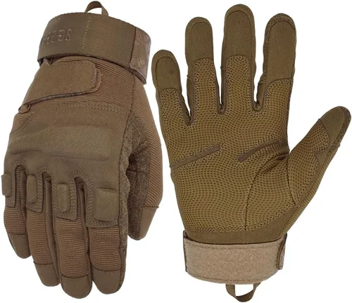 Miniatura 23 de Seibertron Guantes S.O.L.A.G para deportes al aire libre resistentes al agua con dedo completo y pantalla táctil, para adultos y jóvenes Negro-1/2