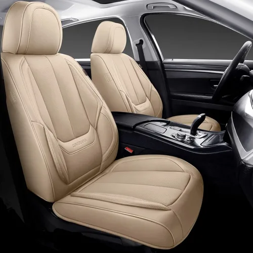 Miniatura 7 de Coverado Juego completo de fundas de asiento de automóvil, protector de asiento de automóvil, impermeable, cojín de asiento de automóvil de piel
