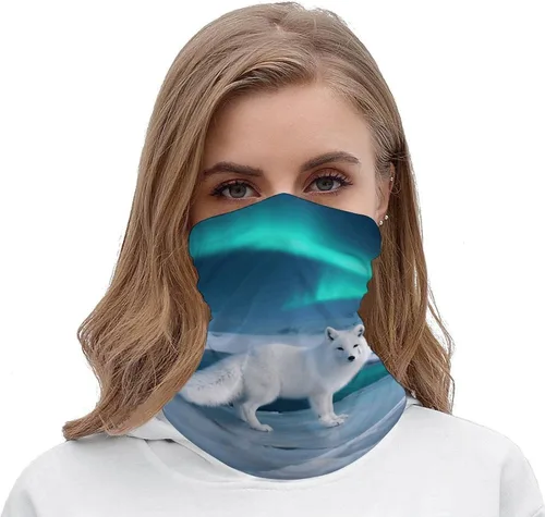 Miniatura 5 de Arctic Fox Neck Gaiter Breathable & Moisture-Wicking Face Mask Bandana Balaclava Sun Protection Face Cover Scarf Lightweight Seamless Design for