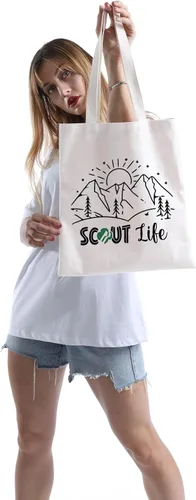 Miniatura 6 de POFULL Troop Leader Gift Troop Life Tote Bag Power Gift (Sco Life Tote bag)