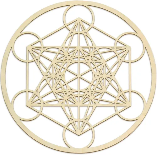 Miniatura 17 de Fourth Level MFG Ankh de 12", Arte de Pared de Madera de Geometría Sagrada, Decoración Colgante para el Hogar del Antiguo Egipto, Símbolo Eterno
