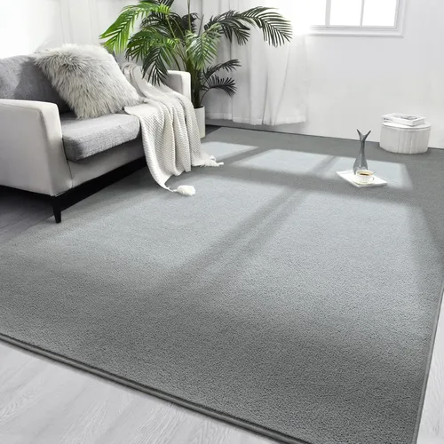 Miniatura 12 de FlyDOIT Alfombras redondas para dormitorio, sala de estar, 4 x 4, color azul marino, súper suaves, cómodas, gruesas de espuma viscoelástica