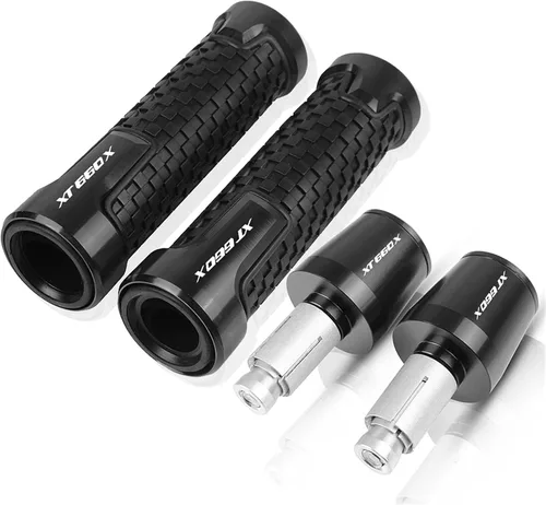 Para Yamaha XT660X XT660 XT 660X 2004-2017 Manillar de motocicleta antideslizante extremo manillar empuñaduras de goma extremos de agarre 7/8