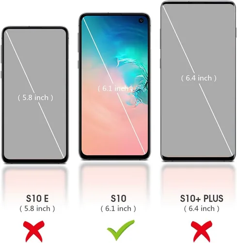 Miniatura 6 de Funda compatible con Galaxy S10, forro de tela de microfibra de silicona líquida, cubierta de cuerpo completo con protección de pantalla y cámara