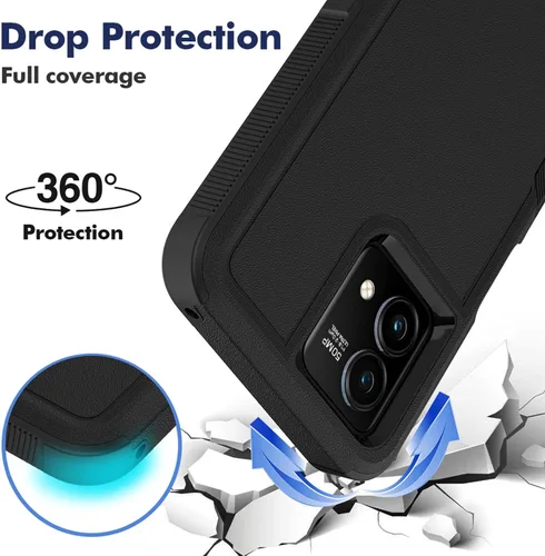Miniatura 3 de Funda para Moto G Stylus 5G 2023: funda protectora de doble capa resistente para teléfono celular, a prueba de golpes, con protector de pantalla