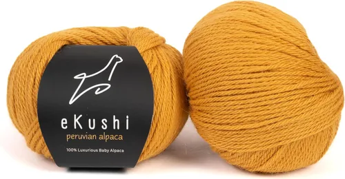 Miniatura 39 de 100% Hilo de Alpaca para Bebé para Tejer y Ganchillo - Juego de 3 Madejas de Hilo Premium DK - Ligero, Hipoalergénico y Térmico Hecho en Perú - N010