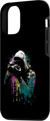 Miniatura 2 de iPhone 15 Fotógrafo con cámara reflex Splash Art Photography Case
