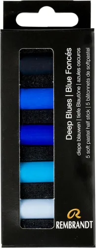 Miniatura 6 de Rembrandt Juego de micro pastel suave, 10 barras de media pieza, selección de tonos oscuros Dark Shades