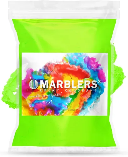 Miniatura 17 de MARBLERS Pigmento fluorescente en polvo [rosa neón] 10 oz (280 g) Pigmento mate Tinte No tóxico Vegano Libre de crueldad Esmalte