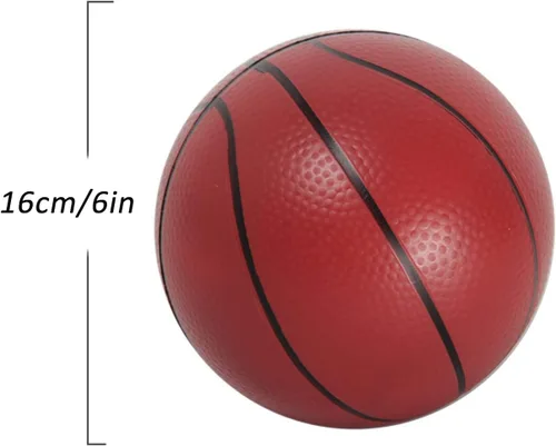 Miniatura 2 de Pelotas deportivas con bomba de mano para niños y niños pequeños (paquete de 2) juego de pelotas deportivas de goma de 6 pulgadas de diámetro