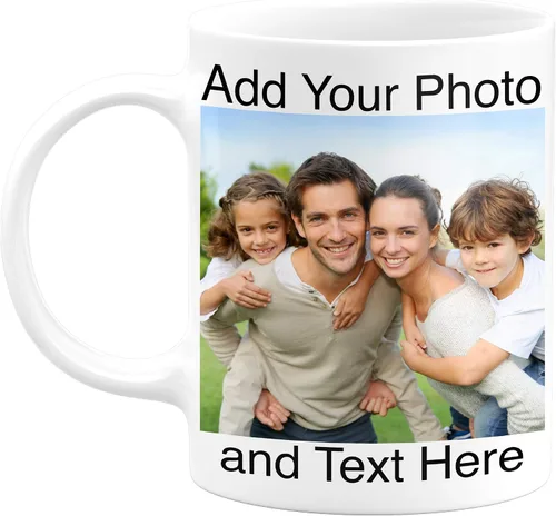 Miniatura 13 de Taza de café con foto personalizada, taza de cerámica personalizada, 11 onzas, apta para microondas, divertida, reutilizable, verde