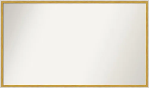 Miniatura 884 de Amanti Art Espejo de baño blanco para sobre el fregadero, 32 x 45 pulgadas, espejo de tocador rectangular blanco esbelto, marco de madera moderno