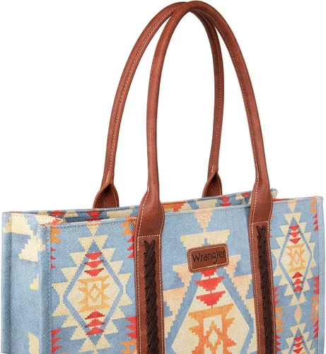 Miniatura 3 de Wrangler Aztec Tote Bag for Women Boho Shoulder Purses and Handbags