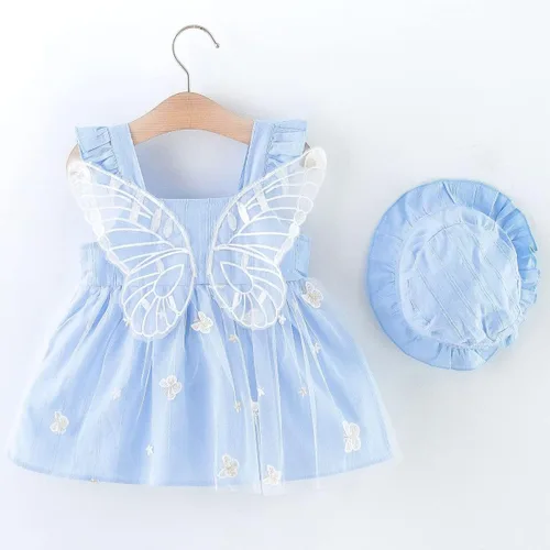 Miniatura 4 de Vestido tutú de verano para niñas pequeñas, sin espalda, vestido de princesa para fiesta de cumpleaños, vestido de verano con lazo floral