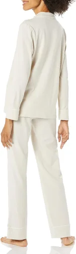 Miniatura 2 de Tienda Essentials Conjunto de pijama de manga larga modal de algodón para mujer (disponible en tallas grandes)