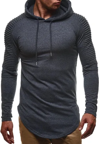 Miniatura 2 de Leif Nelson LN6369 Sudadera con capucha de gran tamaño para hombre