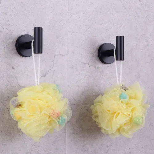 Miniatura 7 de GERZWY Moderno juego de accesorios de baño de 3 piezas, soporte para papel higiénico y 2 ganchos para toallas, montaje en pared, acero inoxidable