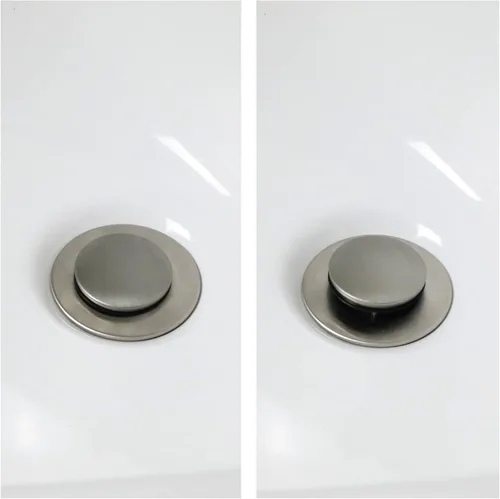 Miniatura 3 de Danco Reemplazo de tapón emergente para fregadero de baño para montaje de drenaje emergente de lavabo, níquel cepillado, 11042