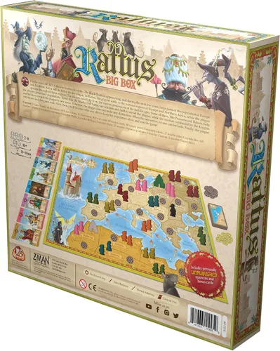 Miniatura 2 de Juego de mesa Rattus (Big Box Edition) - Juego de estrategia de muerte negra con expansiones. Juego familiar para niños y adultos, a partir de 10
