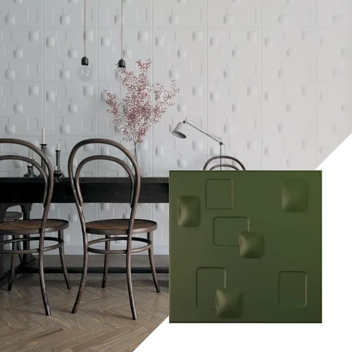 Miniatura 28 de Ekena Millwork 19 5/8 pulgadas de ancho x 19 5/8 pulgadas de alto, Avila EnduraWall Panel decorativo de pared 3D, óxido metálico envejecido