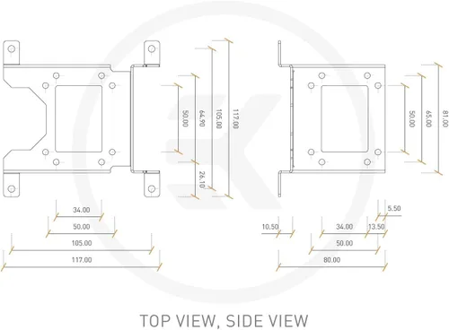 Miniatura 2 de EK Bloques de agua 3830046997999 pièce et accessoire Pour systèmes de refroidissement d'ordinateurs