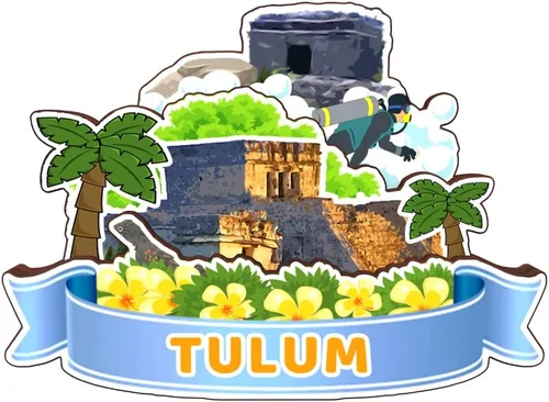 Miniatura 10 de Isla Mujeres Mexico - Imán de madera para nevera, colección 3D, madera 3D, hecho a mano, recuerdos de la ciudad, imán para nevera, decoración