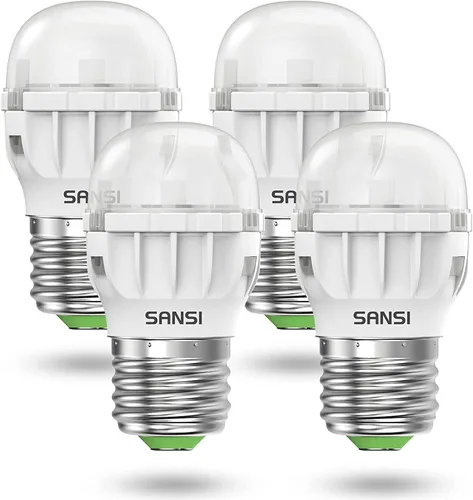 Miniatura 9 de SANSI Bombilla LED para refrigerador equivalente a 45 W, bombilla para electrodomésticos de 4 W, 450 lúmenes, 5000 K, bombilla de luz diurna