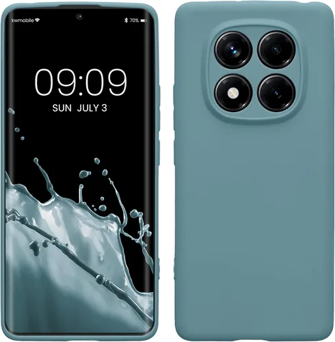 Miniatura 138 de kwmobile Funda compatible con Xiaomi Redmi Note 11 / Note 11S - Funda protectora de silicona TPU suave y delgada - Azul Báltico