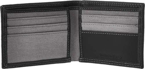 Miniatura 5 de Timberland PRO - Cartera de lona para hombre piel RFID ventana trasera para identificación