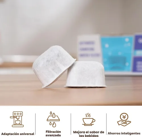 Miniatura 5 de Paquete de 12 repuestos de filtros de agua de carbón vegetal, para cafeteras Keurig.