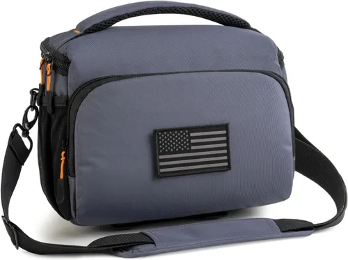 Miniatura 8 de Vogano Funda protectora para cámara, bolsa de hombro para fotografía, compatible con Nikon, Canon, Sony DSL/SLR/Equipo sin espejo, impermeable