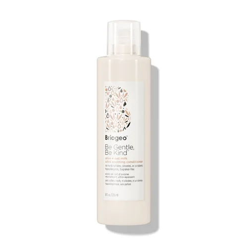 Briogeo Be Gentle, Be Kind Aloe + Oat Milk Acondicionador ultra calmante | Acondicionador sin fragancia para cuero cabelludo y cabello sensibles |