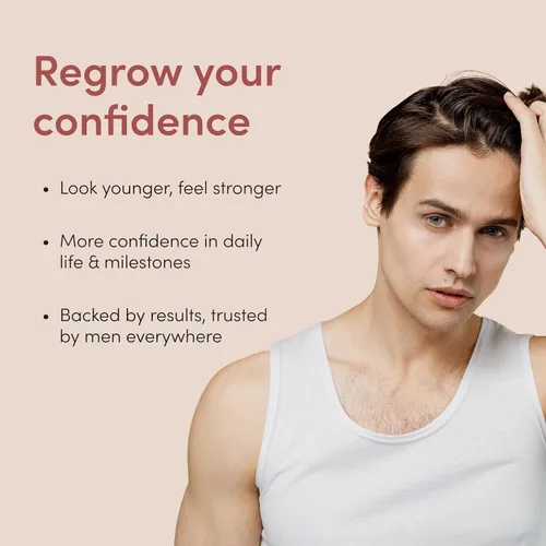 Miniatura 8 de Hims - Tratamiento de crecimiento del cabello, solución tópica de minoxidil al 5% para hombres, extra fuerte, soporta un cabello más grueso