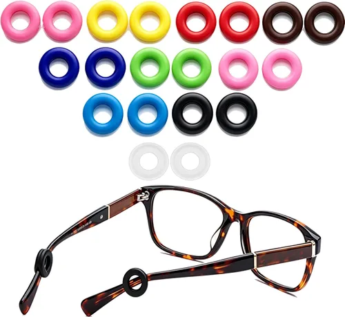 Miniatura 11 de MOLDERP Agarre de Oreja para Gafas - Retenedor de Funda de Patilla de Anteojos, Retenedores de Gafas Antideslizantes de Comodidad Para Anteojos