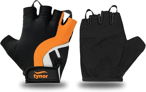 Miniatura 4 de TYNOR Training Gym Gloves Padded Weight Lifting Gloves with Wrist Wrap Extra Grips Adjustable Full Palm Protection Fitness Fingerless Glove for Men
