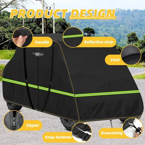 Miniatura 3 de Cubierta impermeable para UTV de 4 plazas – Protección 600D lado a lado, compatible con Polaris Ranger Crew XP 1000/900/570/800, General, RZR