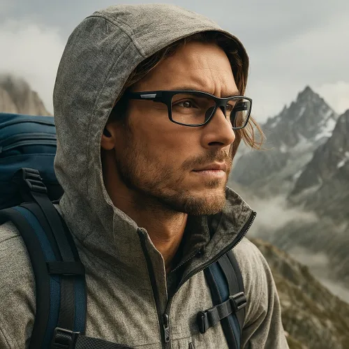 Miniatura 5 de Gafas de seguridad envolventes con lente completa y lectores fotocrómicos para deportes y aumento para leer de seguridad para hombres y mujeres