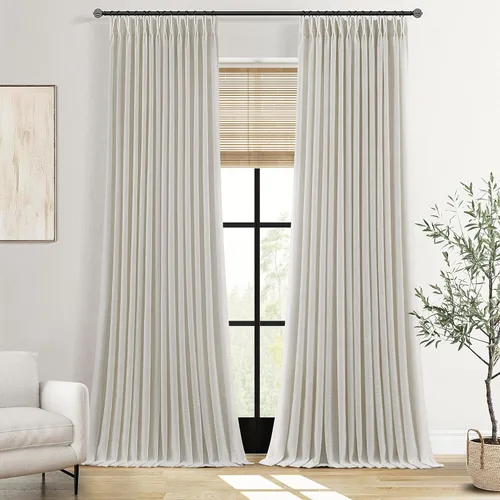 Miniatura 49 de Cortinas de lino plisadas