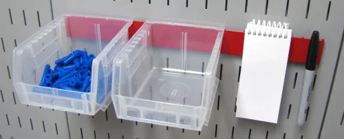 Miniatura 2 de Wall Control Soporte para herramientas de colgador de accesorios de 14 pulgadas, tablero de clavijas, accesorio y tablero de herramientas ranurado