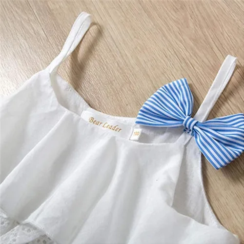 Miniatura 3 de Hipea Ropa de verano para bebés y niñas pequeñas, con volantes, camisola de lunares y pantalones cortos casuales, ropa para niñas recién nacidas