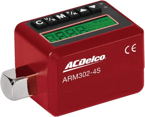 ACDelco Tools ARM302-4S Llave dinamométrica digital de 1/2 pulgada con timbre y notificación de flash LED - Normas ISO 6789 con certificado de